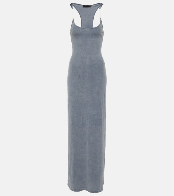 Y/Project Invisible strap cotton maxi dress