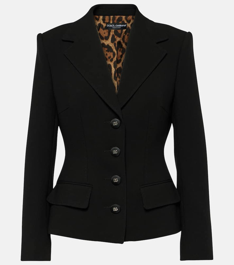 Dolce & Gabbana Single-breasted wool jacket