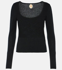 Jardin des Orangers Ribbed-knit cashmere sweater