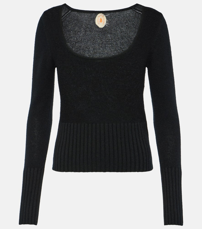 Jardin des Orangers Ribbed-knit cashmere sweater