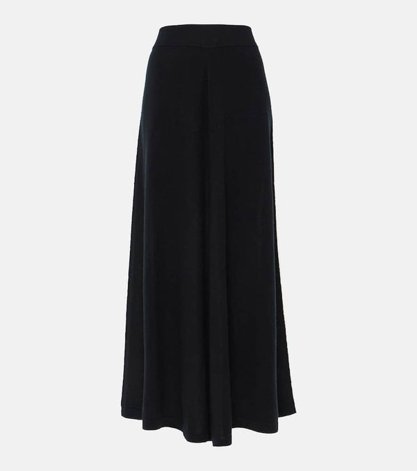 Jardin des Orangers Wool and cashmere maxi skirt