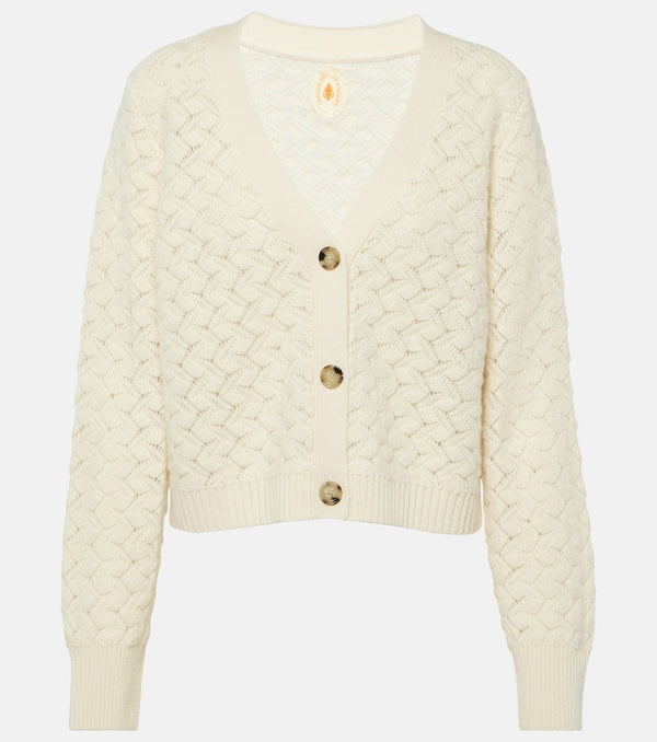 Jardin des Orangers Wool and cashmere cropped cardigan