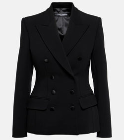 Dolce & Gabbana Double-breasted wool-blend jacket