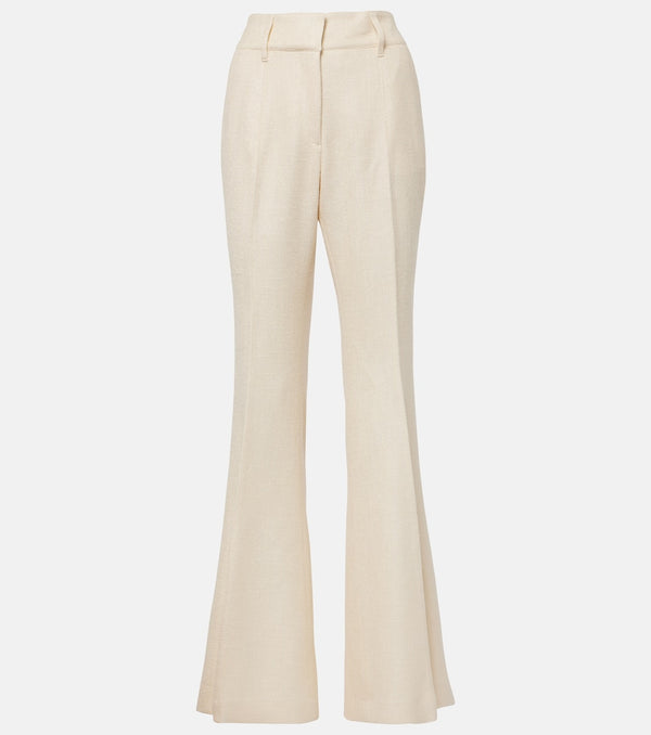 Gabriela Hearst Rhein silk and wool flared pants