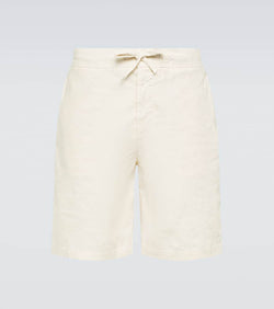 Frescobol Carioca Sergio linen-blend Bermuda shorts