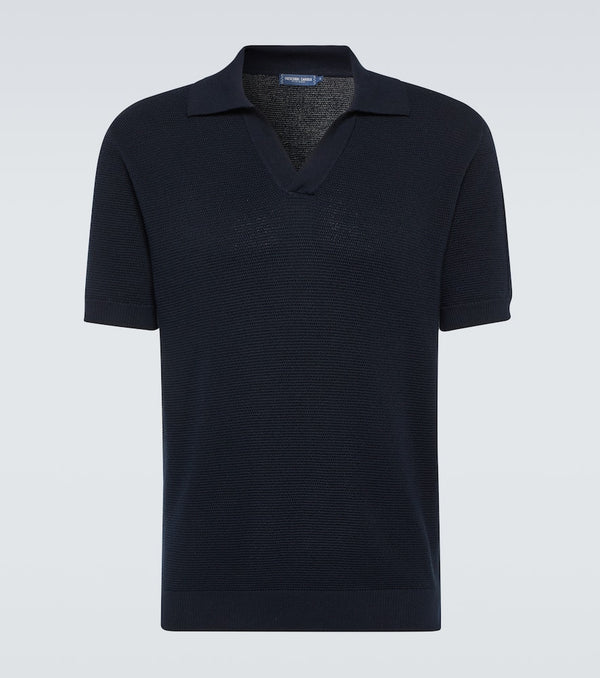 Frescobol Carioca Rino cotton and silk polo shirt