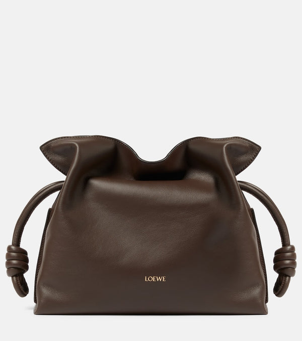 Loewe Flamenco leather clutch