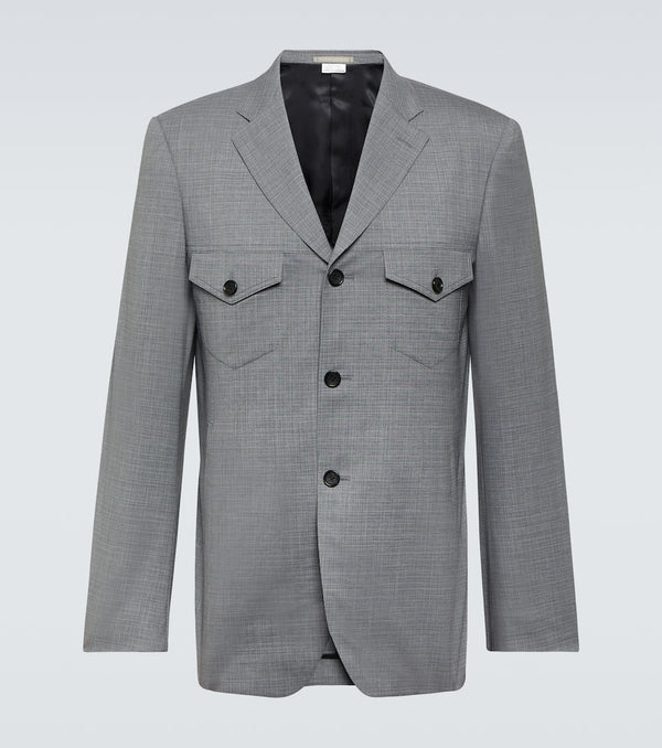 Comme des Garçons Homme Deux Checked wool blazer