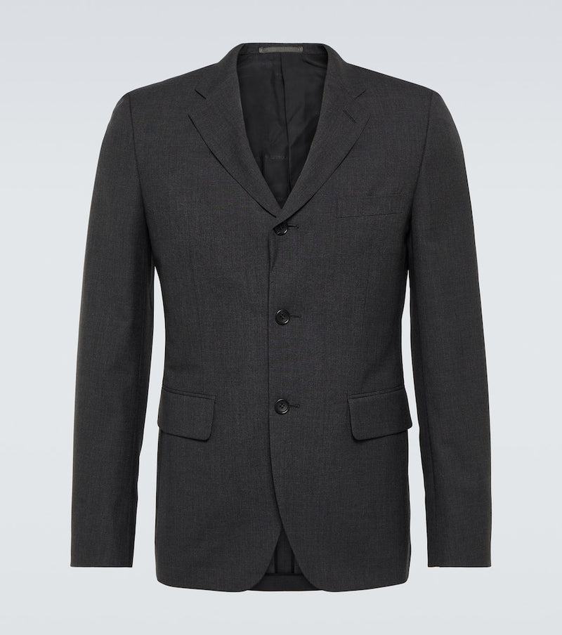 Comme des Garçons Homme Deux Single-breasted wool blazer