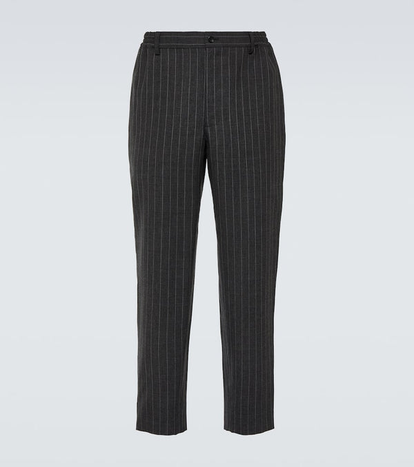 Comme des Garçons Homme Deux Pinstripe tailored wool pants