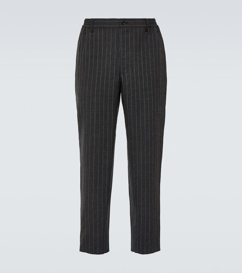 Comme des Garçons Homme Deux Pinstripe tailored wool pants