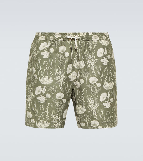 Sunspel Katie Scott printed swim trunks