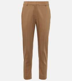 Max Mara Lince cropped cotton straight pants