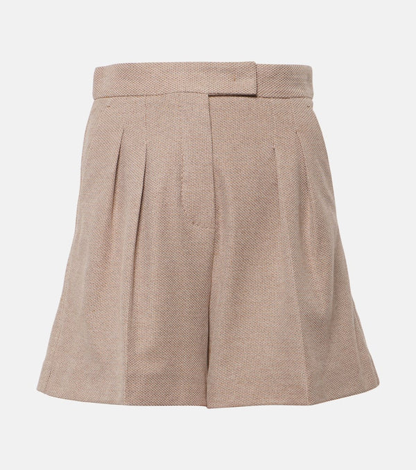 Max Mara Jessica high-rise cotton shorts