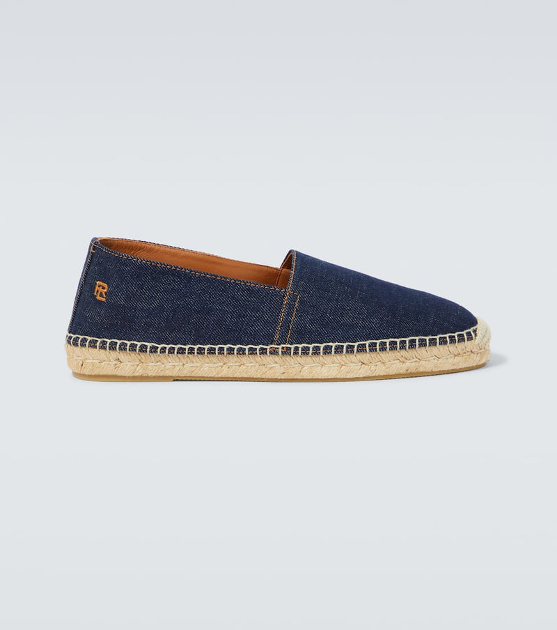 Ralph Lauren Purple Label Bowsworth denim espadrilles