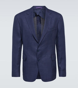 Ralph Lauren Purple Label Linen, silk, and cotton blazer