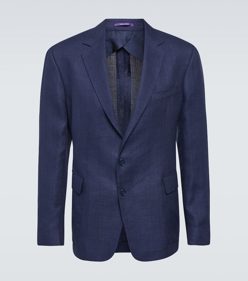 Ralph Lauren Purple Label Linen, silk, and cotton blazer