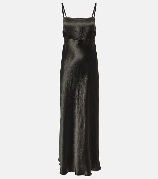 Max Mara Leisure Baden satin maxi dress