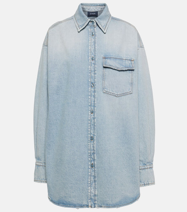 Sportmax Targa oversized denim shirt