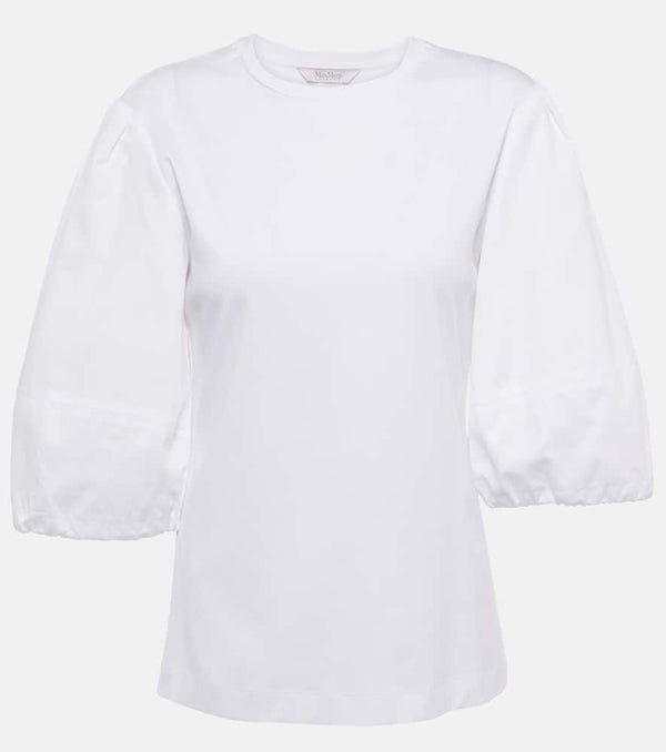 Max Mara Leisure Tebaide puff-sleeve top