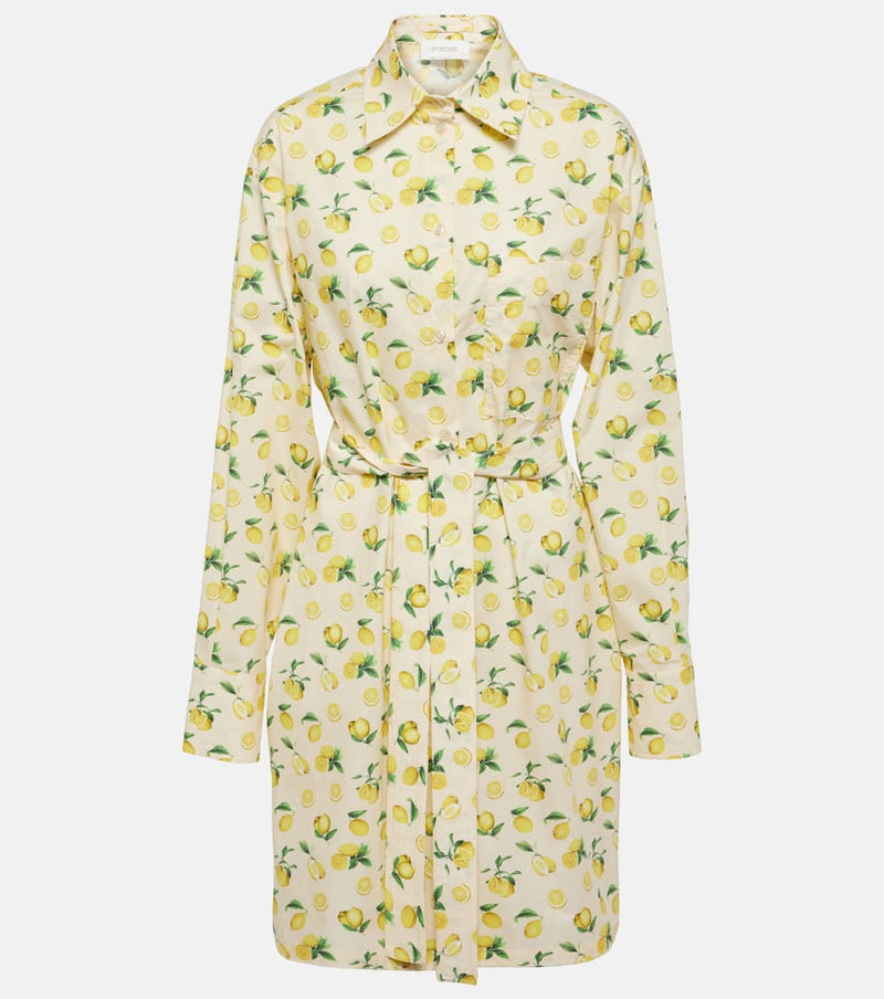 Sportmax Boero printed cotton shirt dress