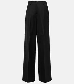 Sportmax Zirlo cotton-blend wide-leg pants