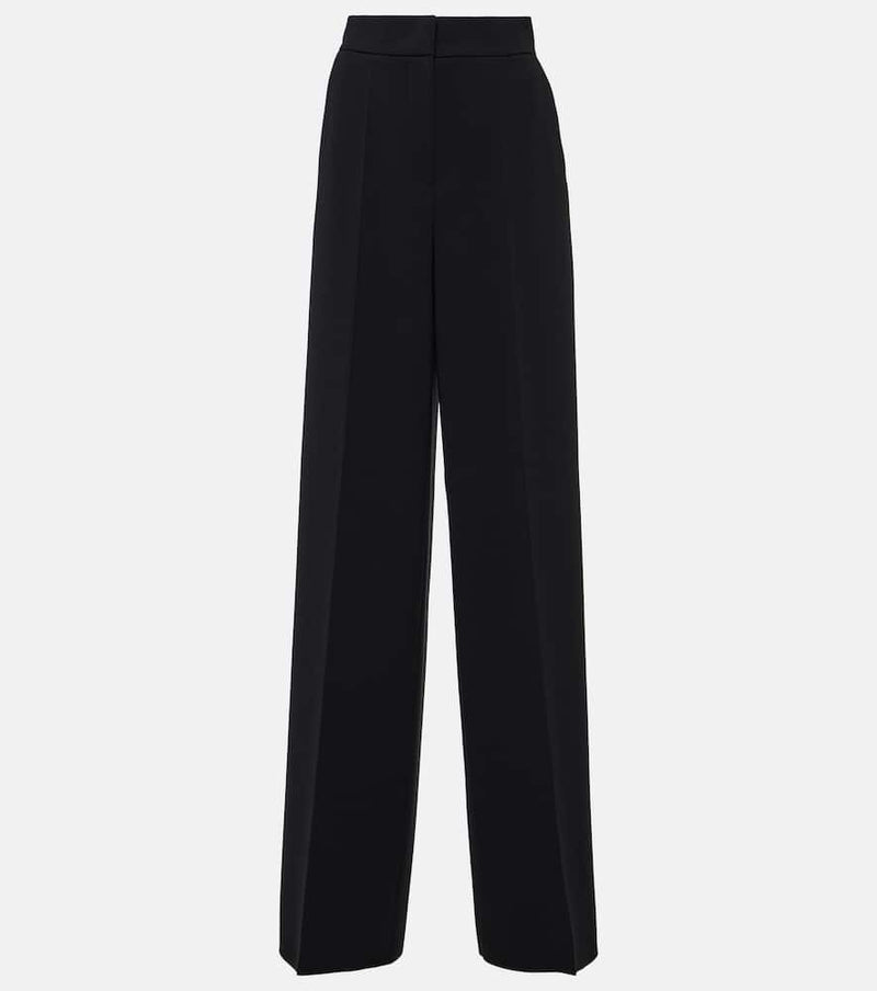 Max Mara Elegante Ercole cady wide-leg pants