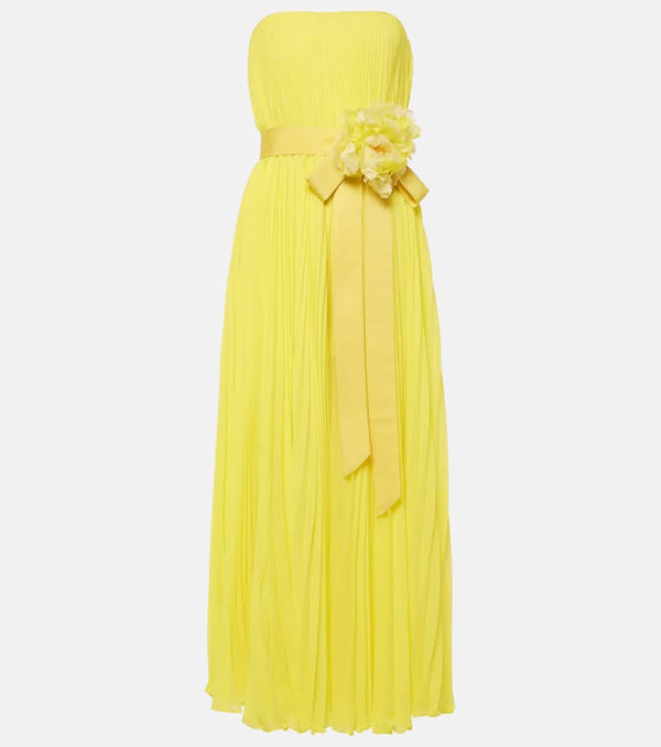 Max Mara Elegante Hiltex chiffon maxi dress