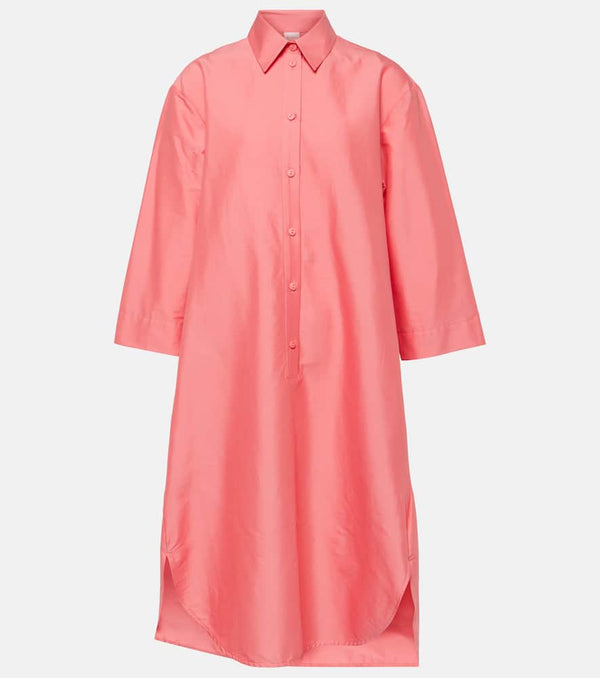 Max Mara Quincy cotton-blend poplin midi dress