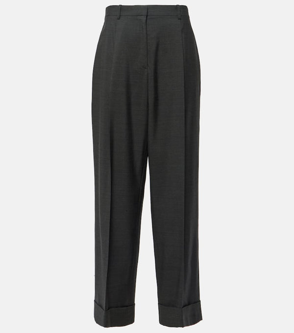 The Row Tor virgin wool palazzo pants