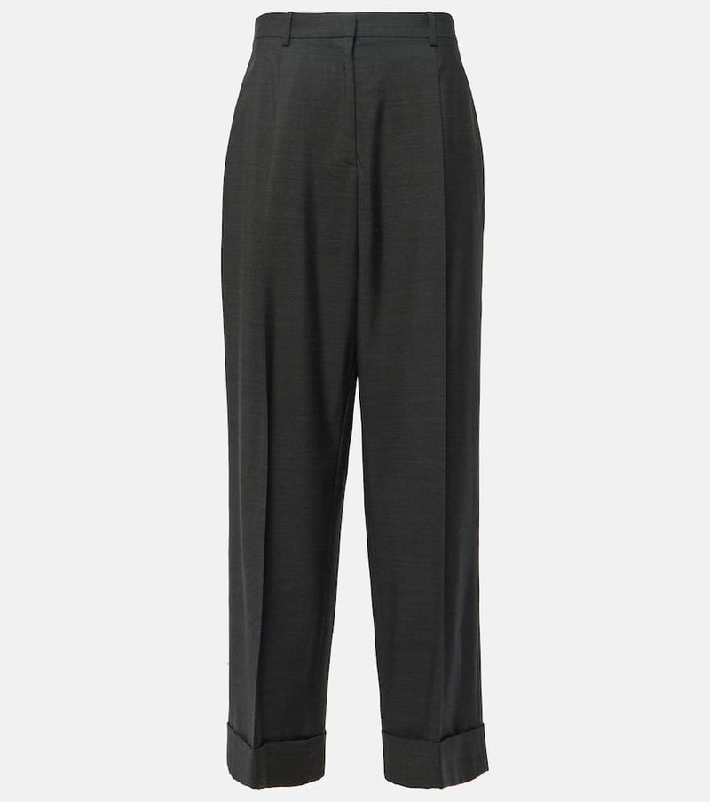 The Row Tor virgin wool palazzo pants
