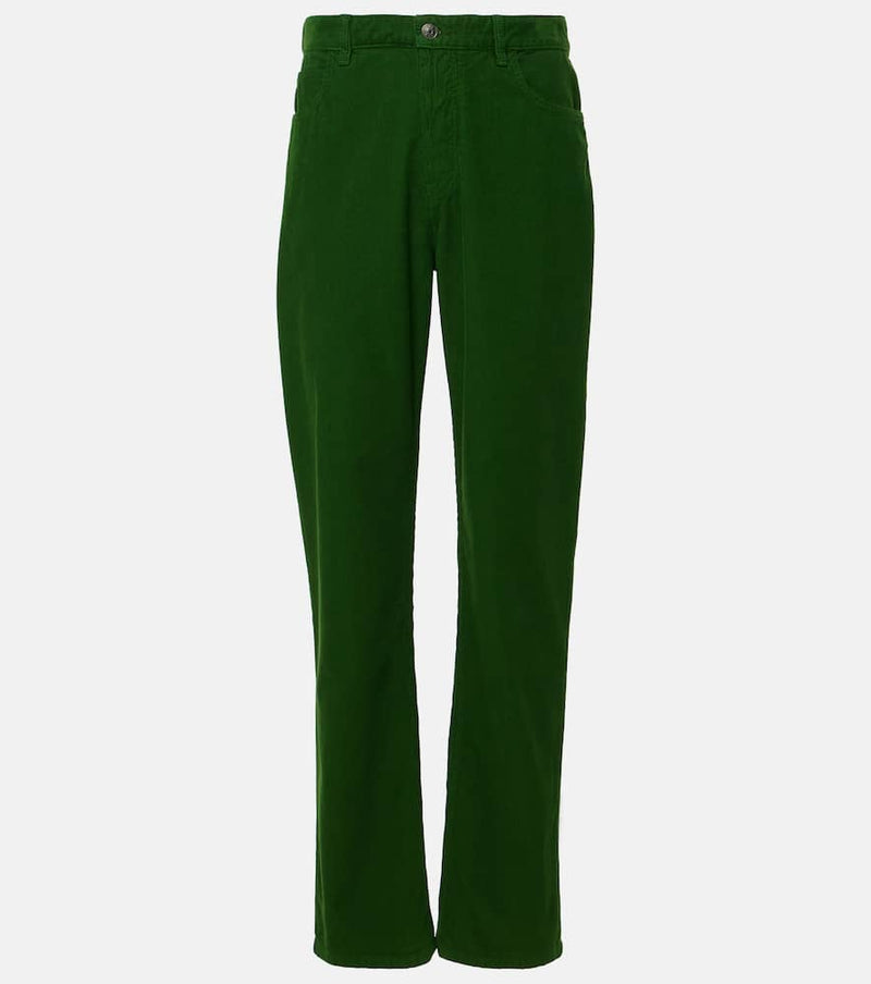 The Row Carlind cotton corduroy straight pants