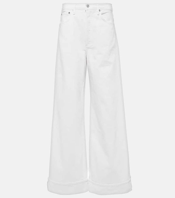 Agolde Dame Jean high-rise wide-leg jeans