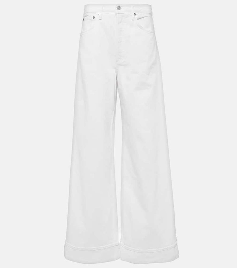 Agolde Dame Jean high-rise wide-leg jeans