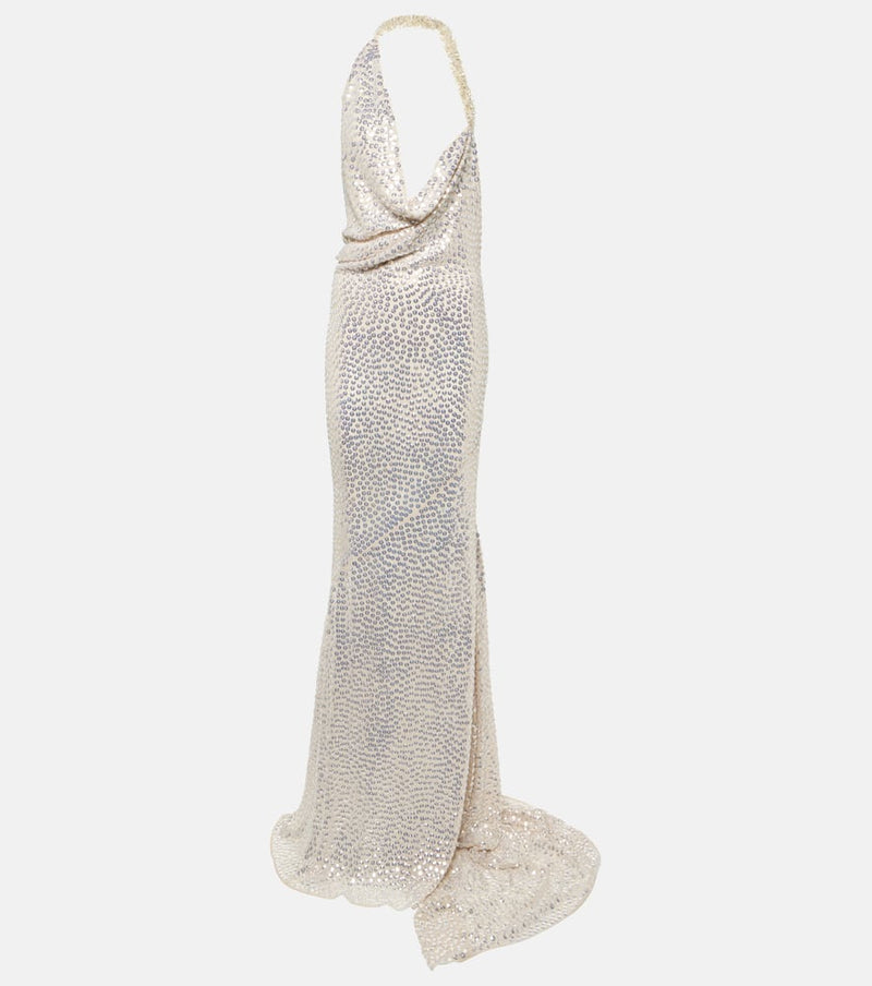 Maticevski Desires crystal-embellished silk gown