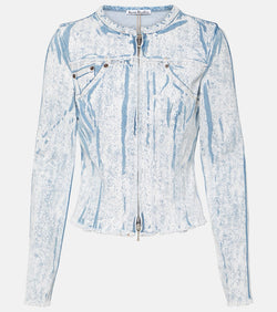 Acne Studios Printed denim jacket