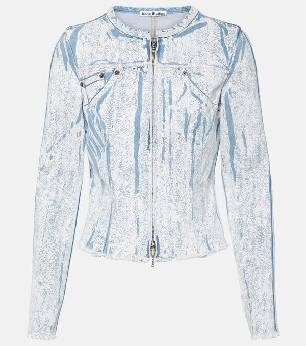 Acne Studios Printed denim jacket