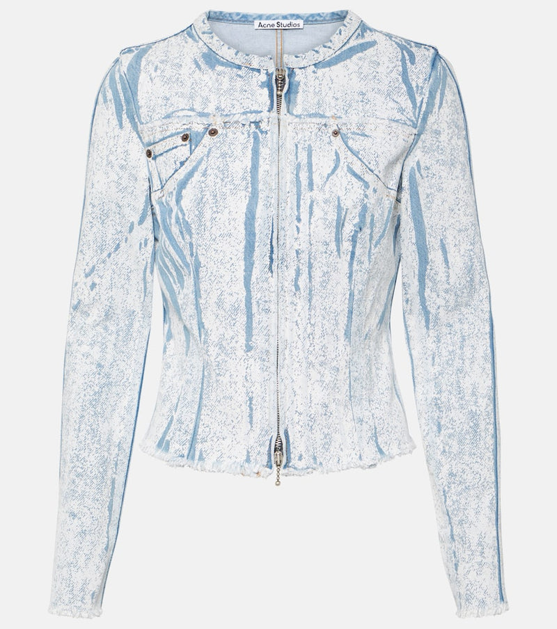 Acne Studios Printed denim jacket