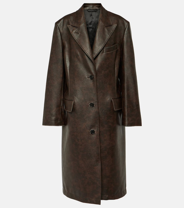 Acne Studios Ovittor faux leather coat