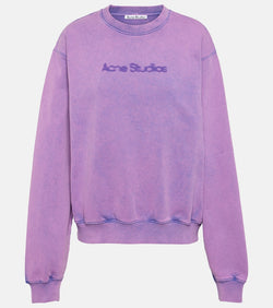 Acne Studios Logo cotton jersey sweatshirt