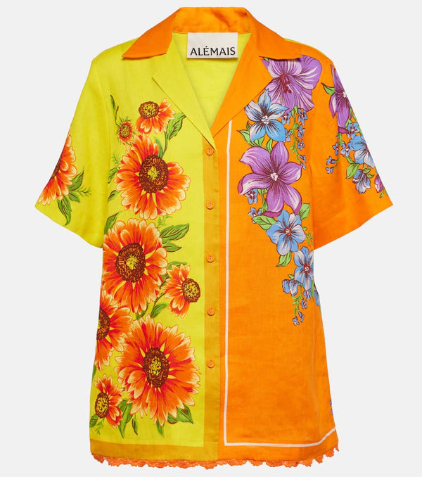 Alémais Jude printed linen shirt