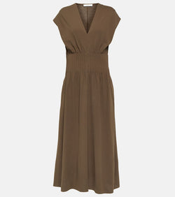 Vince Cotton jersey midi dress