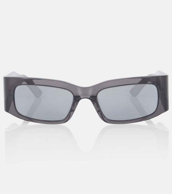 Balenciaga Logo rectangular sunglasses