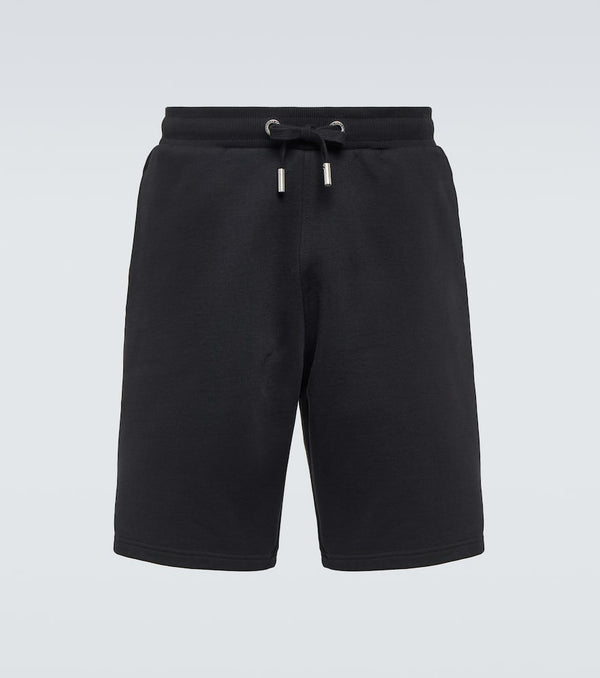 Ami Paris Ami De Caur cotton fleece Bermuda shorts