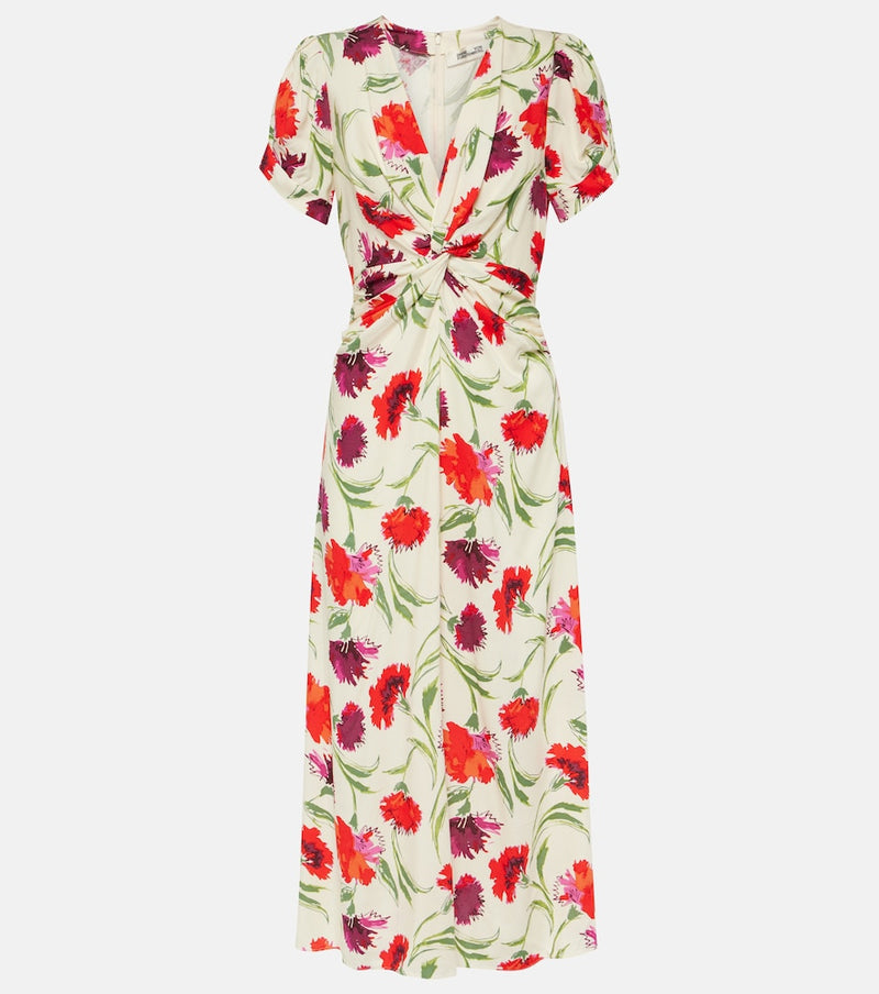 Diane von Furstenberg Clark floral midi dress