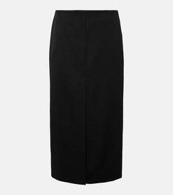 Nili Lotan Mariha virgin wool midi skirt