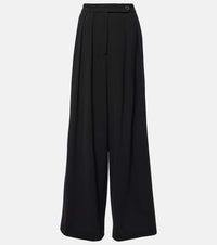 Dries Van Noten Pleated wool-blend pants