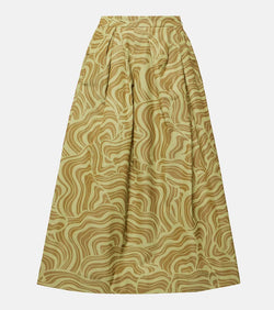 Dries Van Noten Printed midi skirt