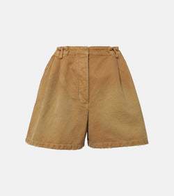 Prada Cotton canvas shorts