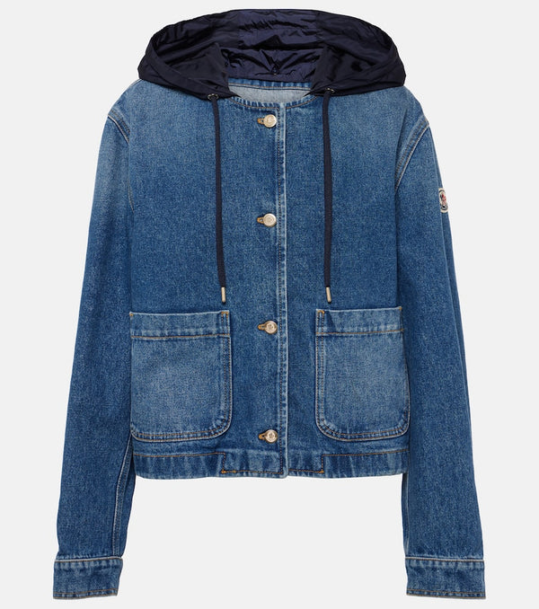 Moncler Lampusa cropped denim jacket